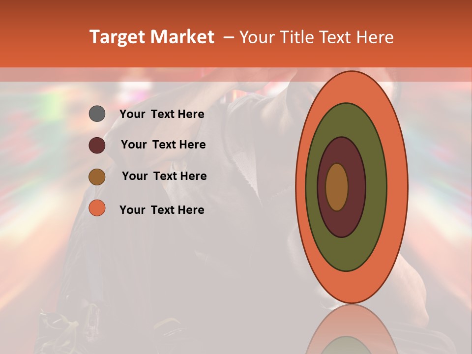 A Boy Listen Music With City Background PowerPoint Template