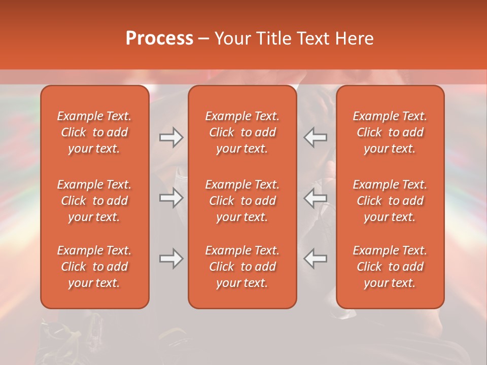 A Boy Listen Music With City Background PowerPoint Template