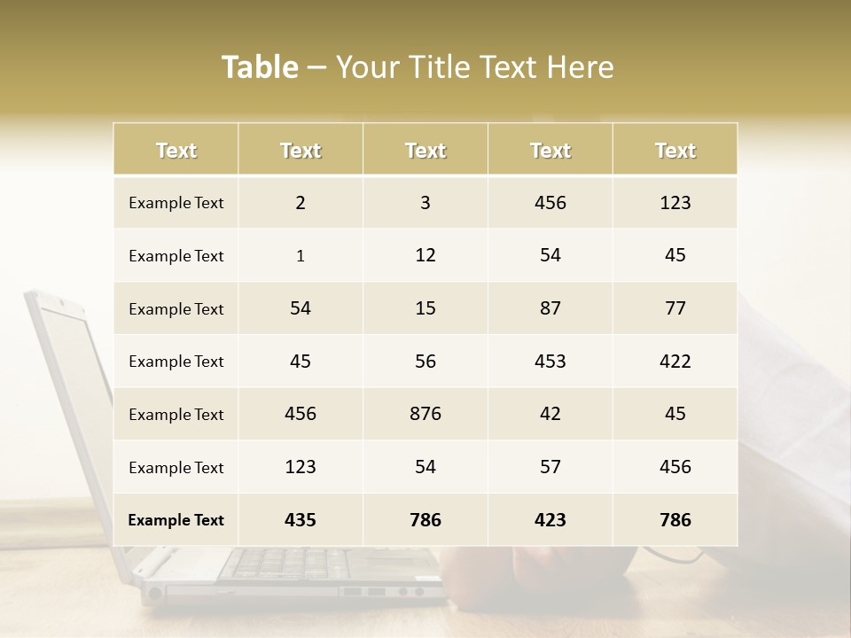 Boy Spending Time With Notebook And Modern Technology PowerPoint Template