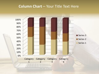 Boy Spending Time With Notebook And Modern Technology PowerPoint Template