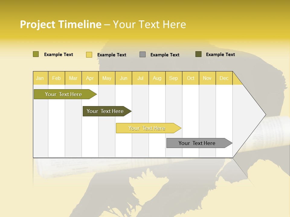 Black Dog With Rolled Up Newspaper PowerPoint Template