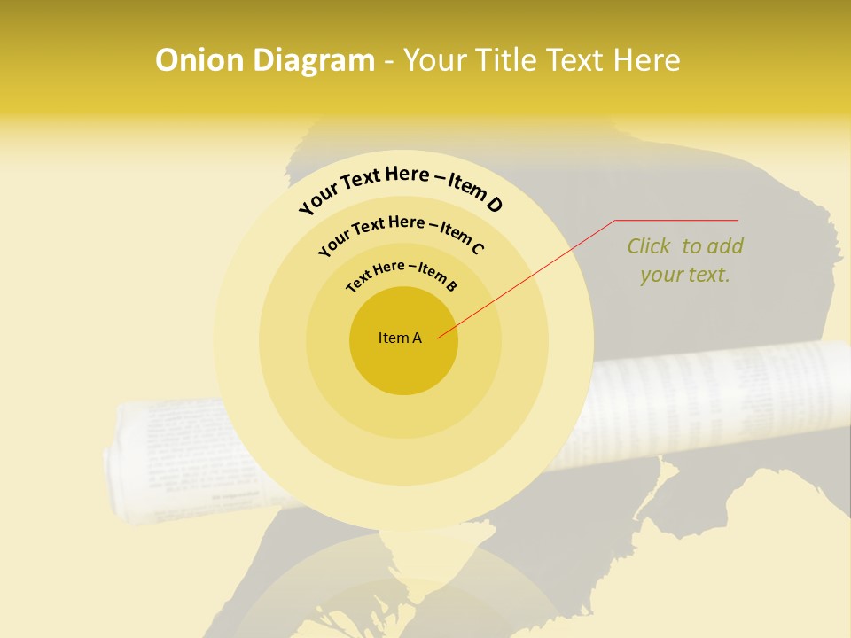 Black Dog With Rolled Up Newspaper PowerPoint Template