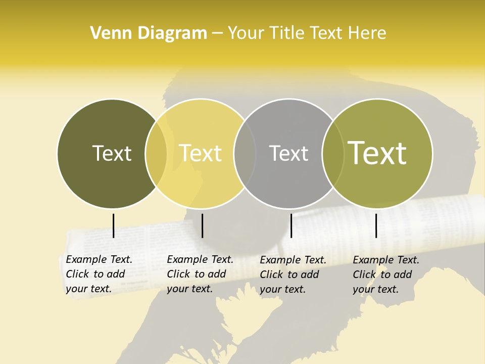 Black Dog With Rolled Up Newspaper PowerPoint Template