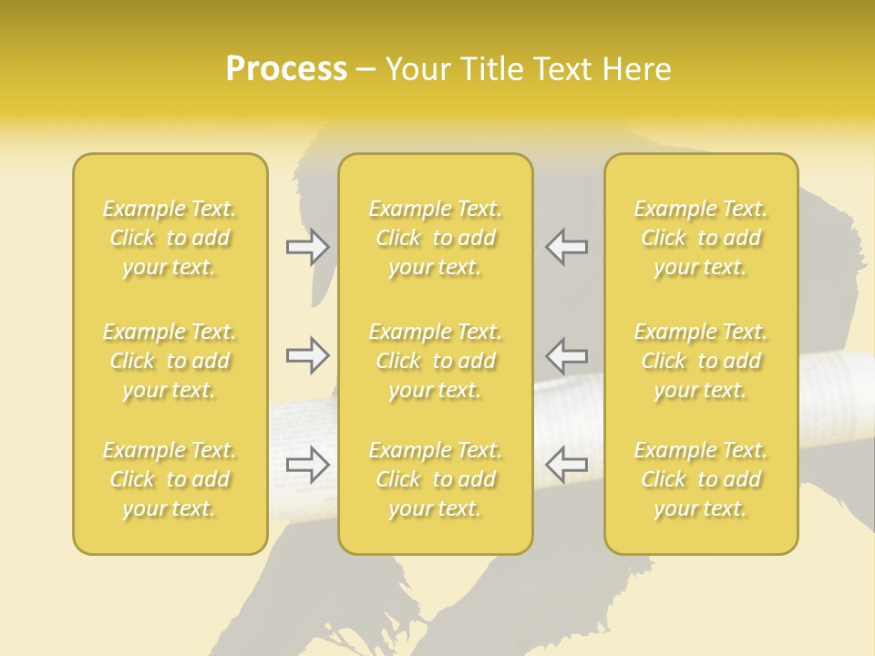 Black Dog With Rolled Up Newspaper PowerPoint Template