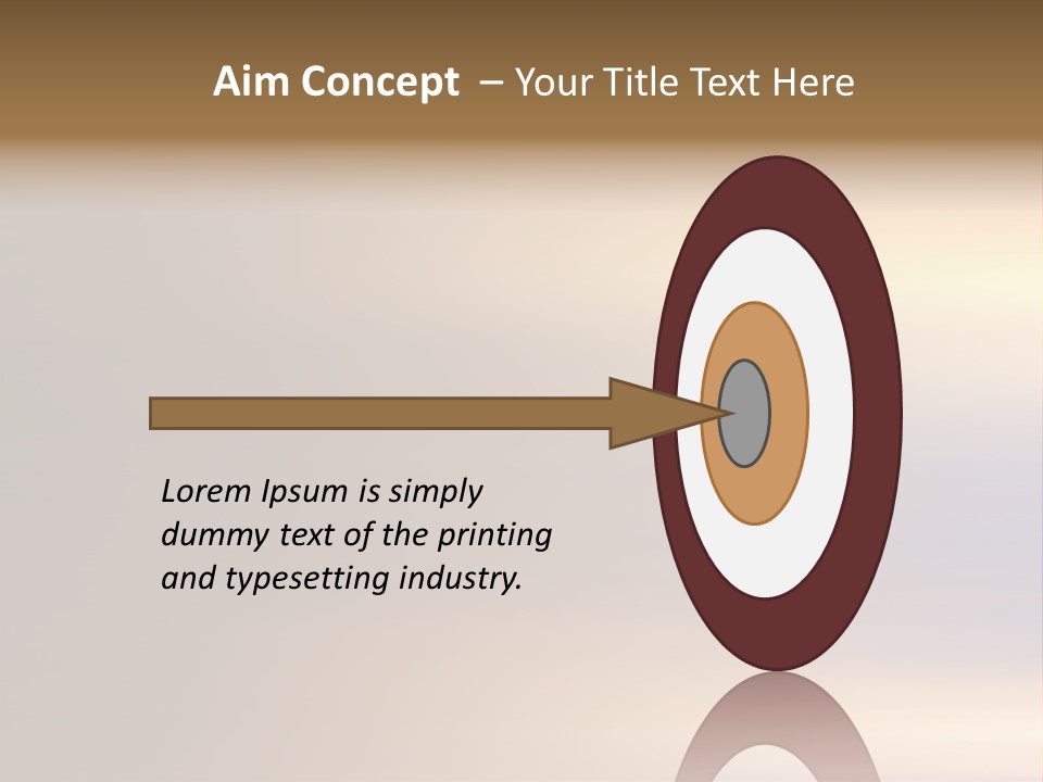 A Blurry Image Of A Brown And Blue Background PowerPoint Template