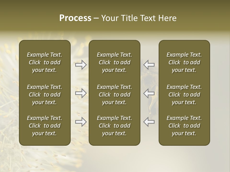A Bee Hovering While Collecting Pollen From Pussy Willow Blossom. Hairs On Bee Are Covered In Yellow Pollen As Are It's Legs. PowerPoint Template