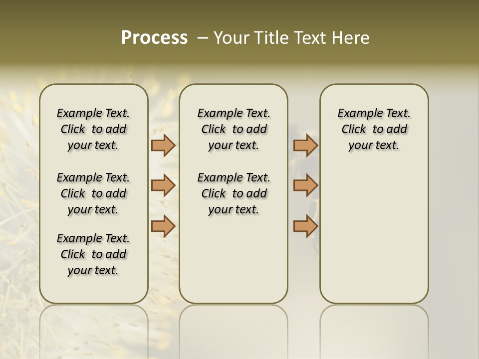 A Bee Hovering While Collecting Pollen From Pussy Willow Blossom. Hairs On Bee Are Covered In Yellow Pollen As Are It's Legs. PowerPoint Template