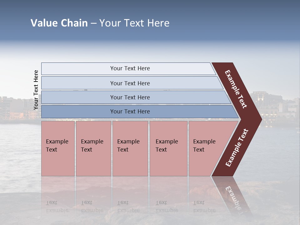 Saint Julians Bay In Malta PowerPoint Template