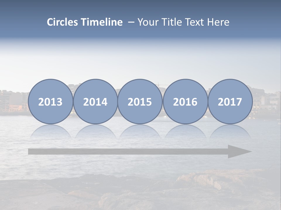 Saint Julians Bay In Malta PowerPoint Template