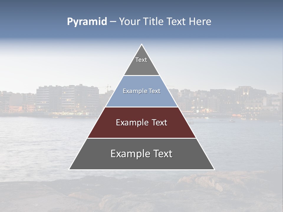 Saint Julians Bay In Malta PowerPoint Template