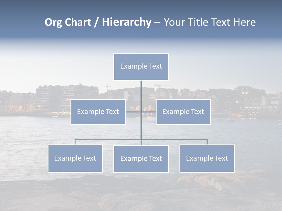 Saint Julians Bay In Malta PowerPoint Template