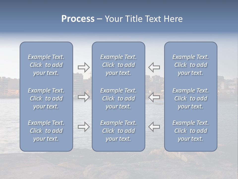 Saint Julians Bay In Malta PowerPoint Template