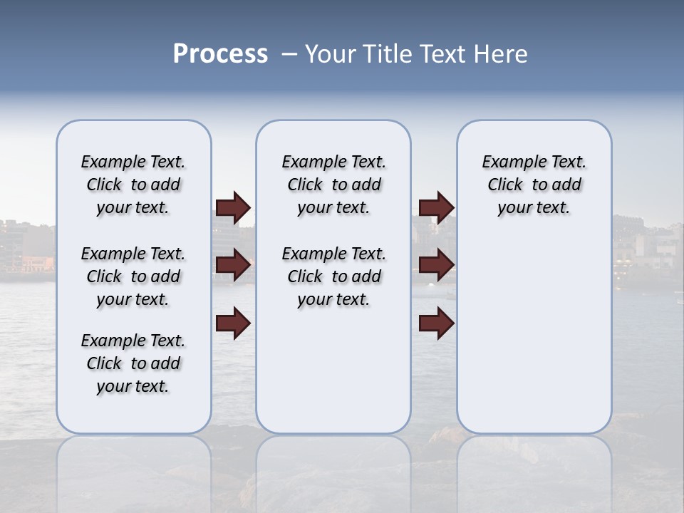 Saint Julians Bay In Malta PowerPoint Template