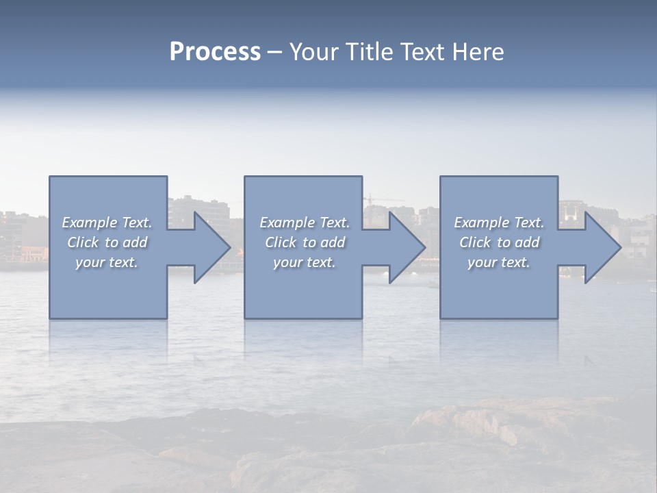 Saint Julians Bay In Malta PowerPoint Template