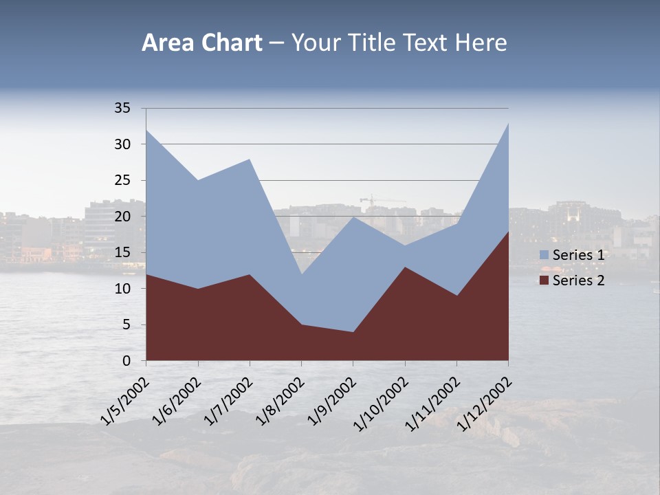 Saint Julians Bay In Malta PowerPoint Template