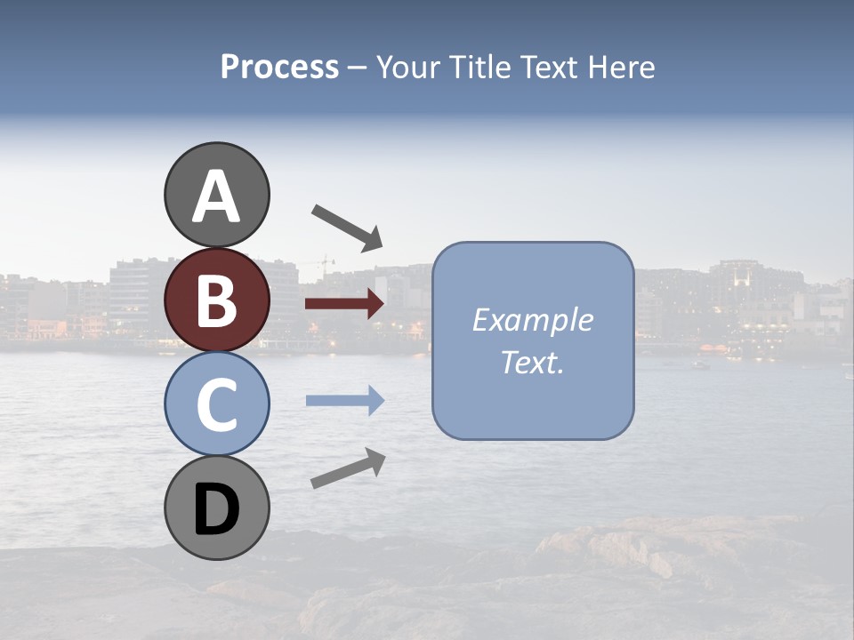 Saint Julians Bay In Malta PowerPoint Template