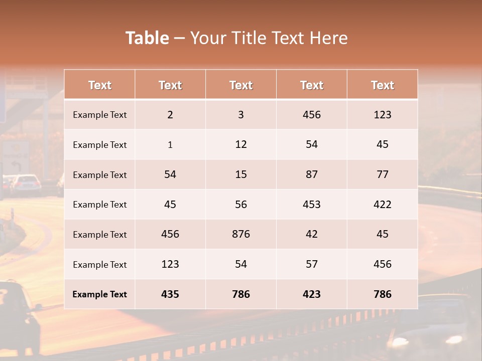 Traffic PowerPoint Template