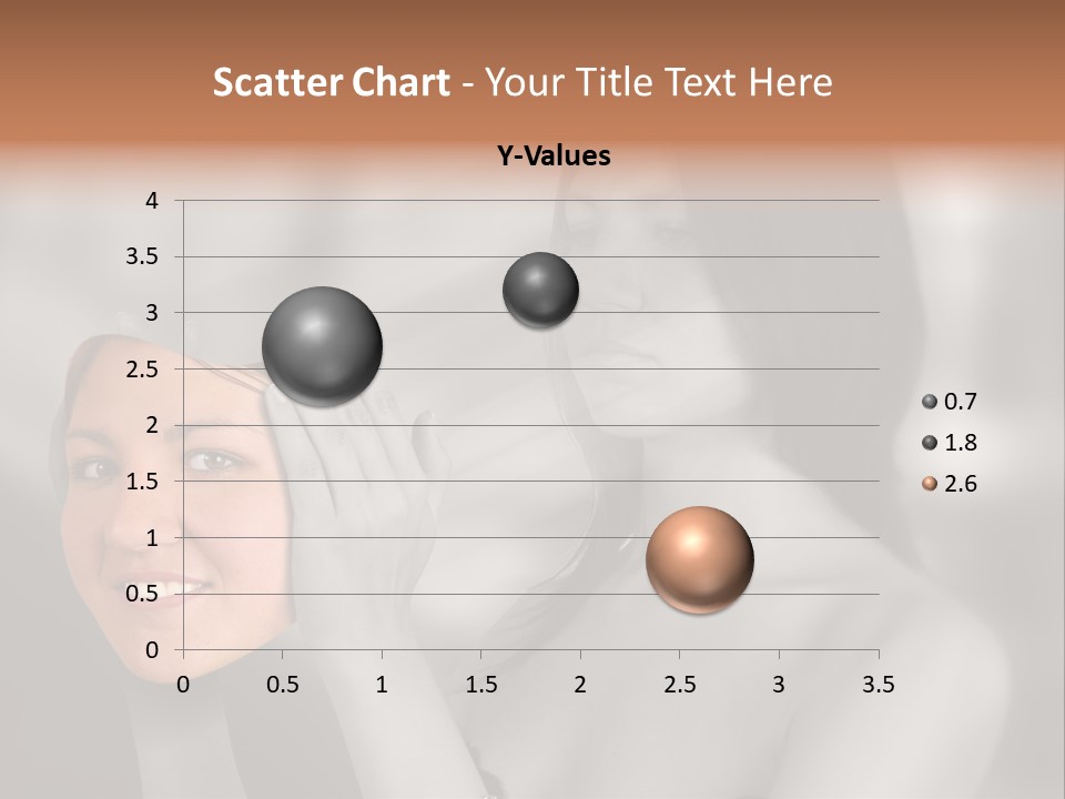 A Woman Holding Her Hands Up To Her Face PowerPoint Template