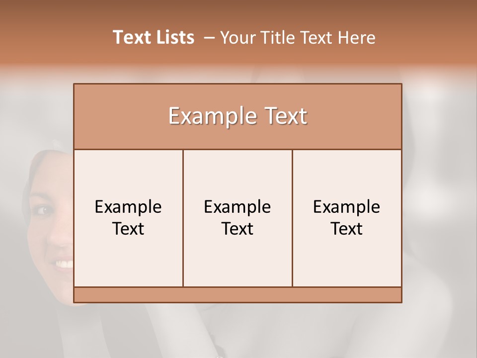 A Woman Holding Her Hands Up To Her Face PowerPoint Template