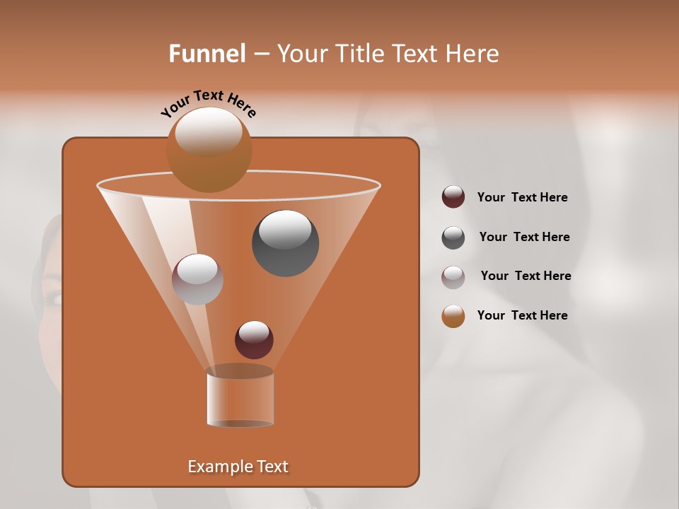 A Woman Holding Her Hands Up To Her Face PowerPoint Template