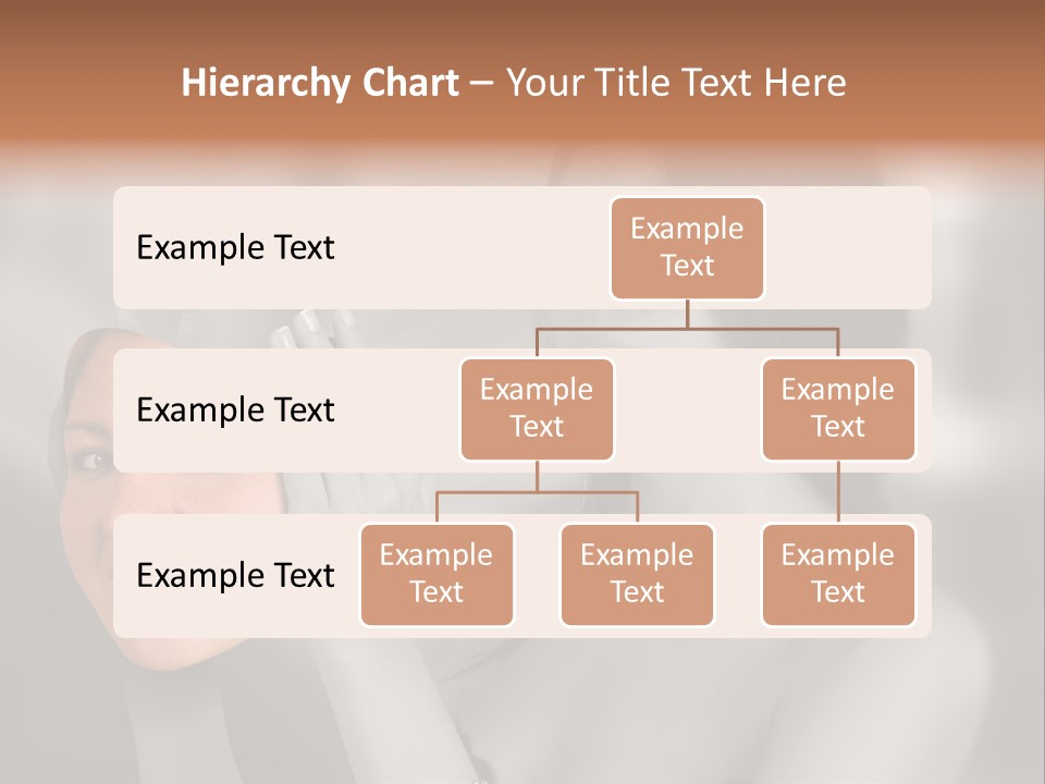 A Woman Holding Her Hands Up To Her Face PowerPoint Template