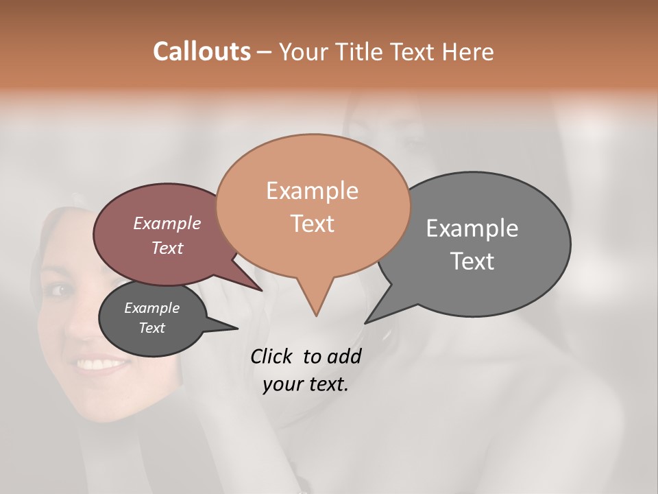 A Woman Holding Her Hands Up To Her Face PowerPoint Template