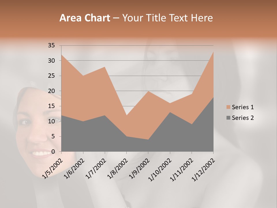 A Woman Holding Her Hands Up To Her Face PowerPoint Template