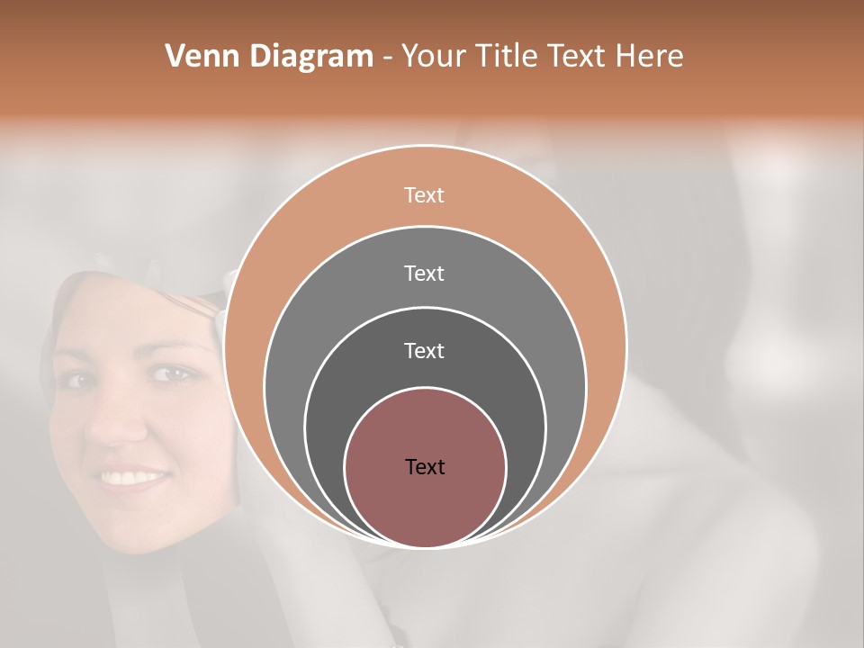 A Woman Holding Her Hands Up To Her Face PowerPoint Template