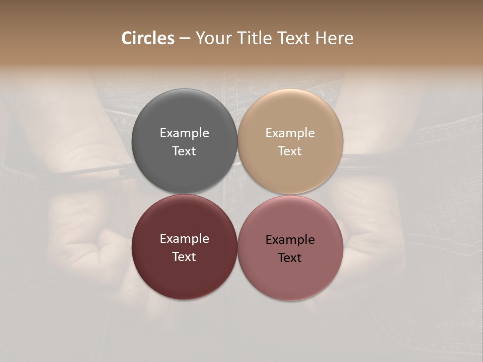 A Person Holding A Pair Of Scissors In Their Hands PowerPoint Template