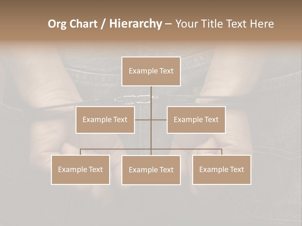 A Person Holding A Pair Of Scissors In Their Hands PowerPoint Template