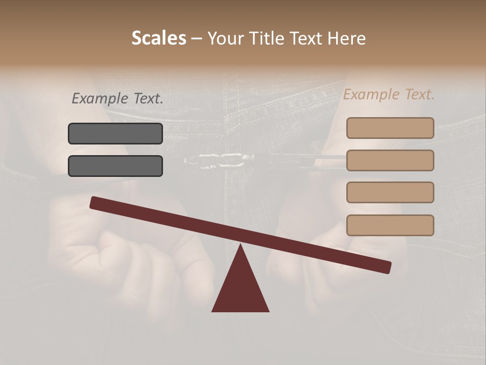 A Person Holding A Pair Of Scissors In Their Hands PowerPoint Template