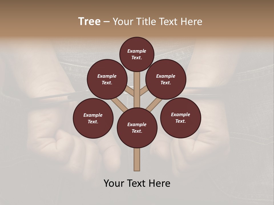 A Person Holding A Pair Of Scissors In Their Hands PowerPoint Template