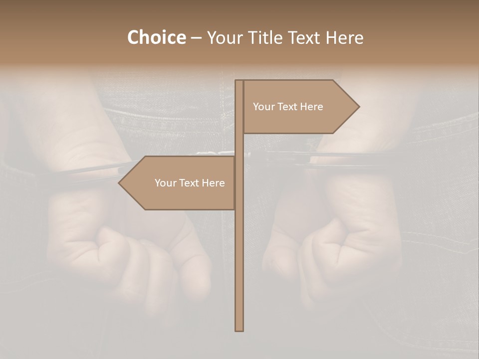 A Person Holding A Pair Of Scissors In Their Hands PowerPoint Template