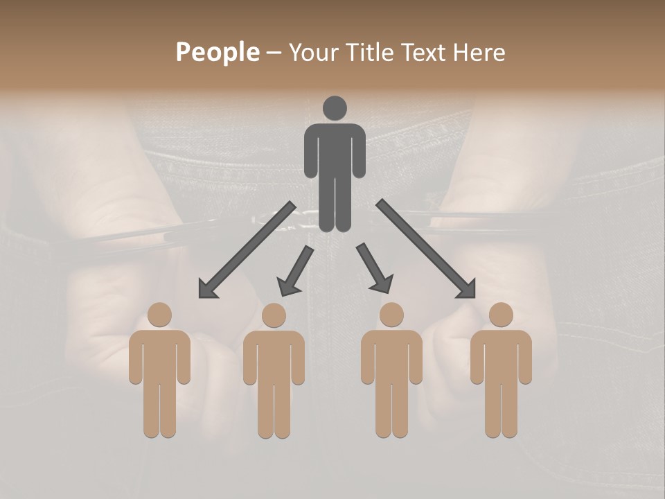 A Person Holding A Pair Of Scissors In Their Hands PowerPoint Template