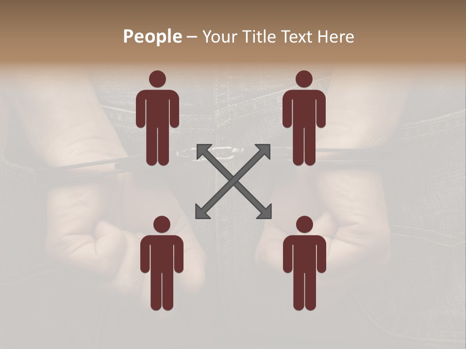 A Person Holding A Pair Of Scissors In Their Hands PowerPoint Template
