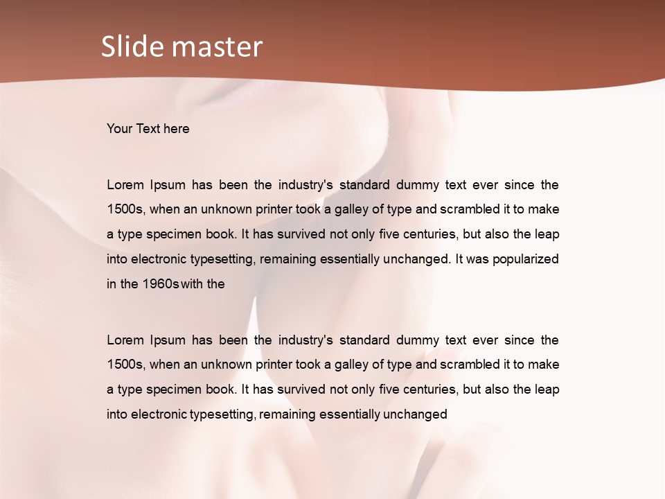 Flight Of Snowboarder PowerPoint Template