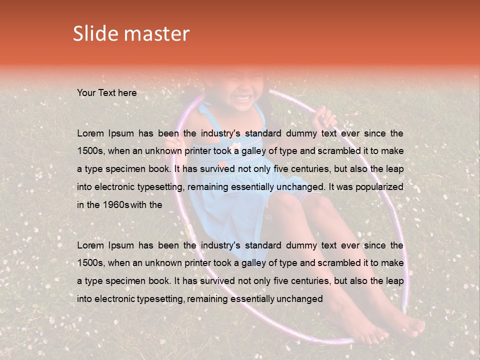 A Tandem Paraglide Flight. PowerPoint Template