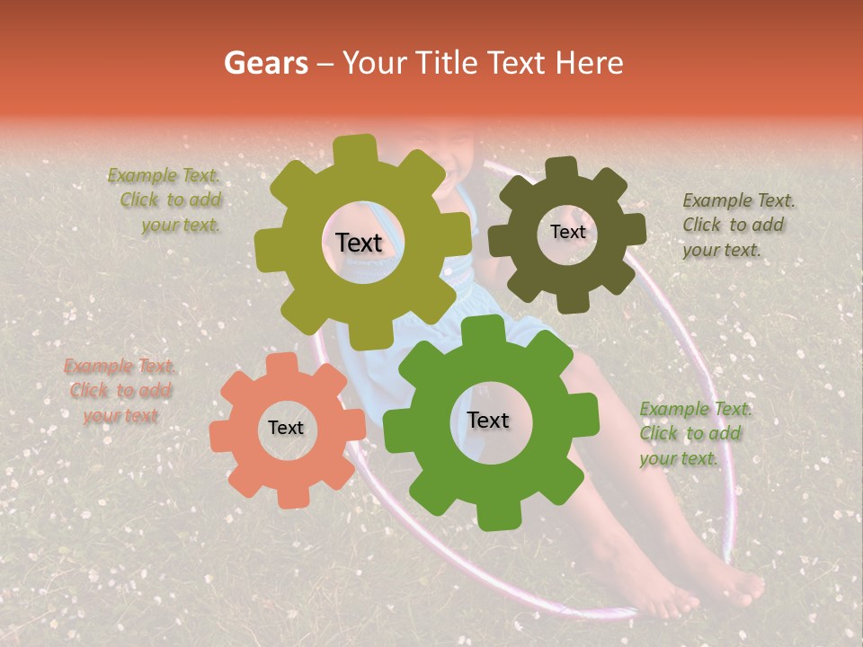 A Tandem Paraglide Flight. PowerPoint Template