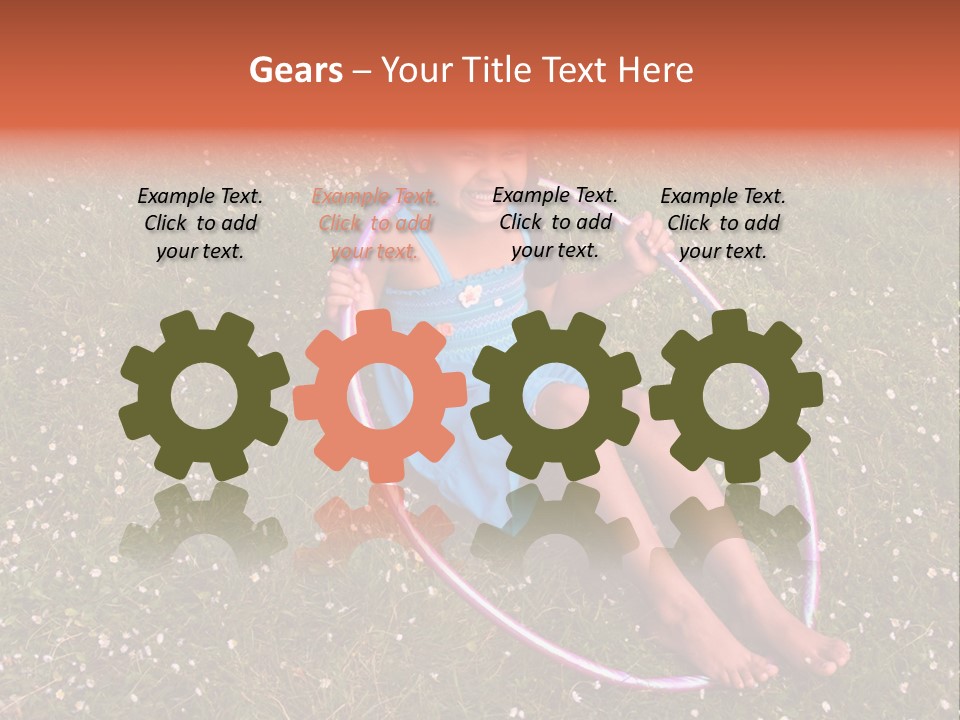 A Tandem Paraglide Flight. PowerPoint Template