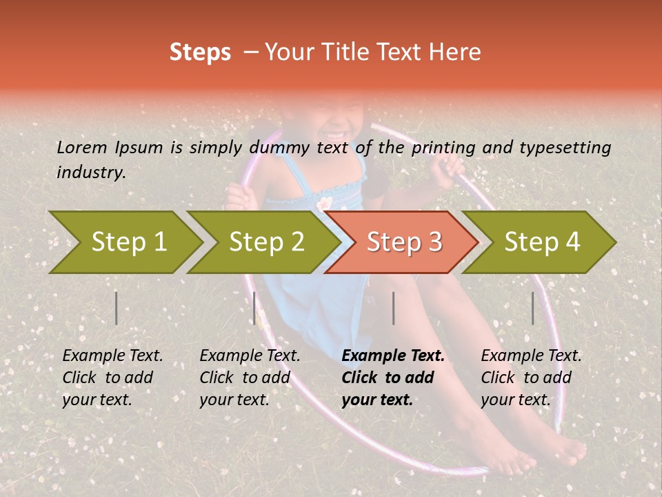 A Tandem Paraglide Flight. PowerPoint Template
