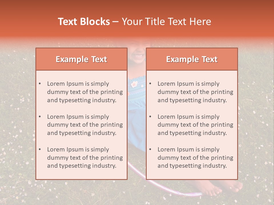 A Tandem Paraglide Flight. PowerPoint Template