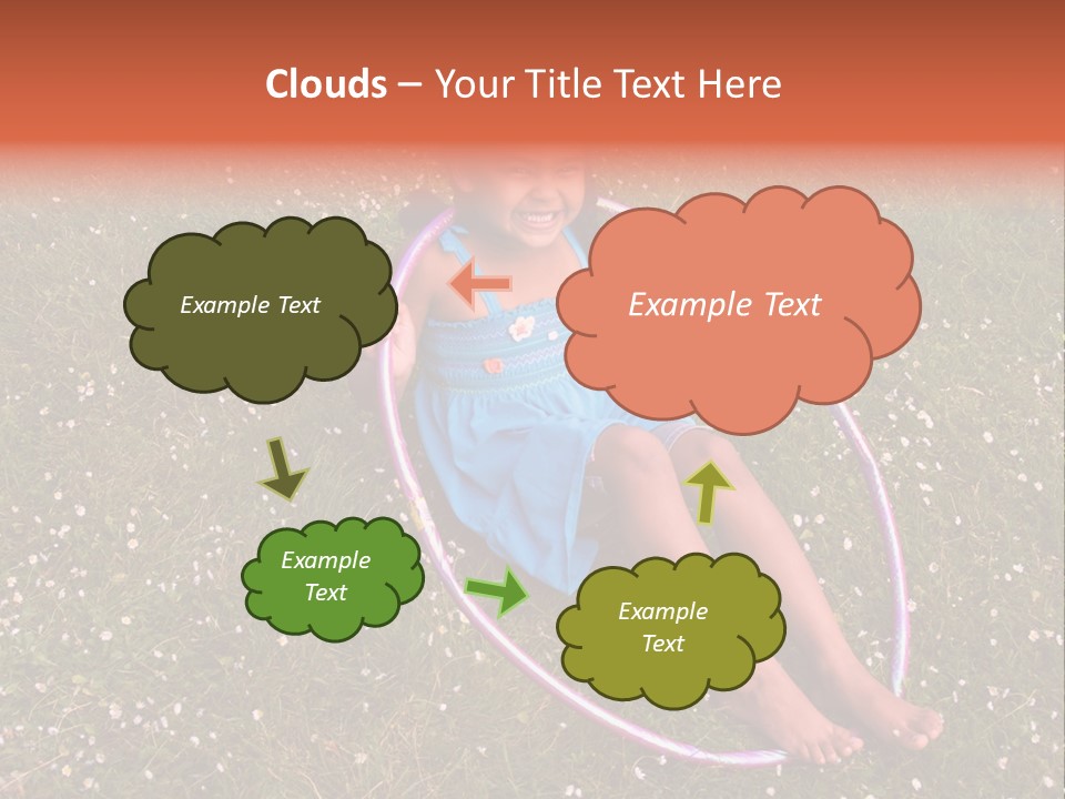 A Tandem Paraglide Flight. PowerPoint Template