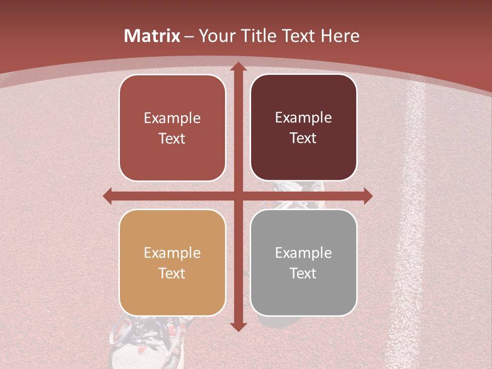 Atlhetics Outdoor In Sport Stadium PowerPoint Template