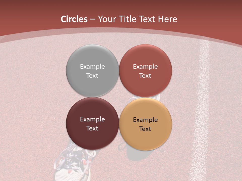 Atlhetics Outdoor In Sport Stadium PowerPoint Template