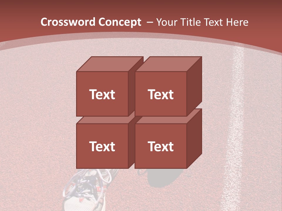 Atlhetics Outdoor In Sport Stadium PowerPoint Template