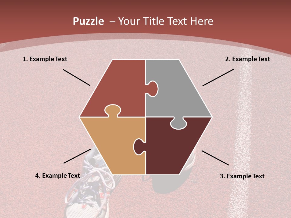 Atlhetics Outdoor In Sport Stadium PowerPoint Template