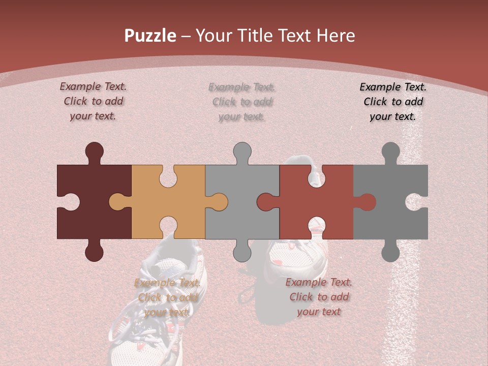 Atlhetics Outdoor In Sport Stadium PowerPoint Template