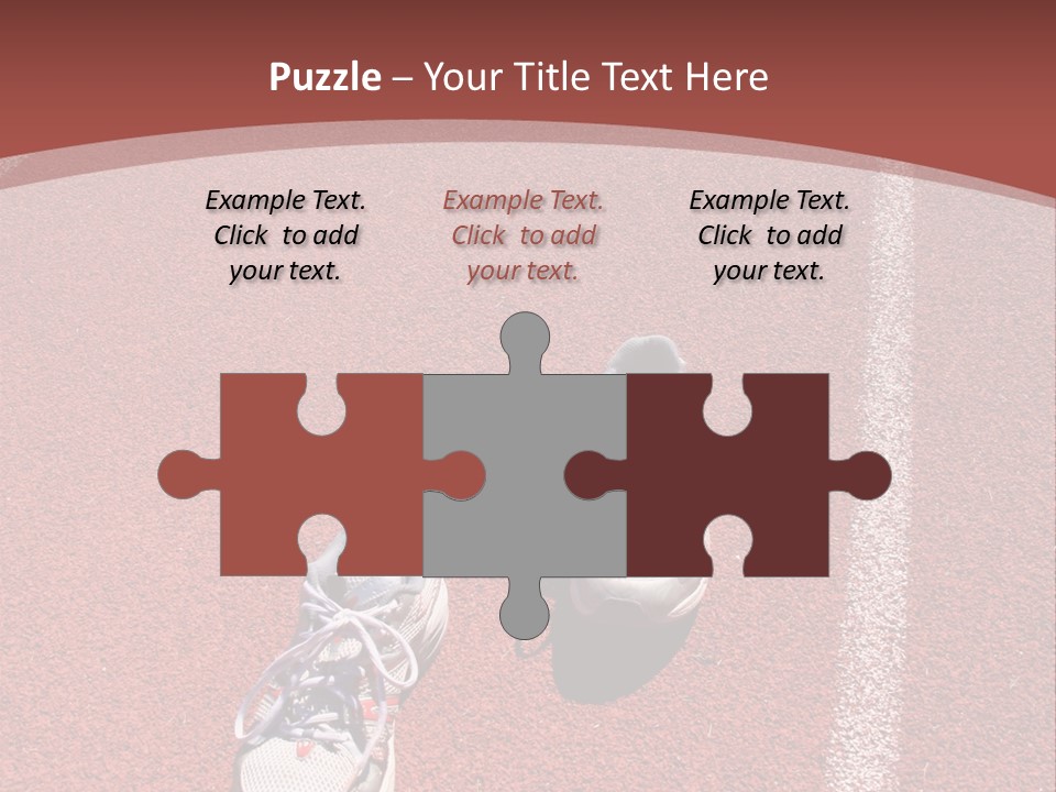 Atlhetics Outdoor In Sport Stadium PowerPoint Template