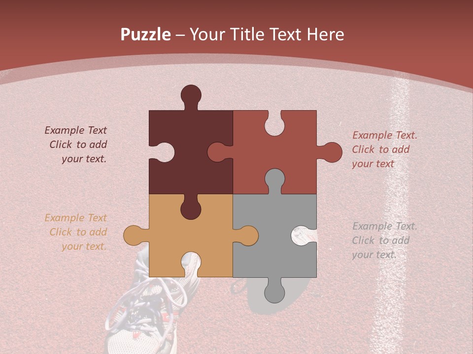 Atlhetics Outdoor In Sport Stadium PowerPoint Template