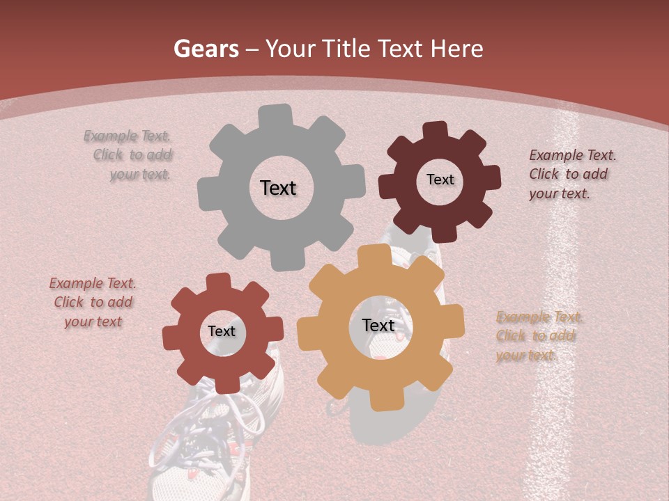 Atlhetics Outdoor In Sport Stadium PowerPoint Template